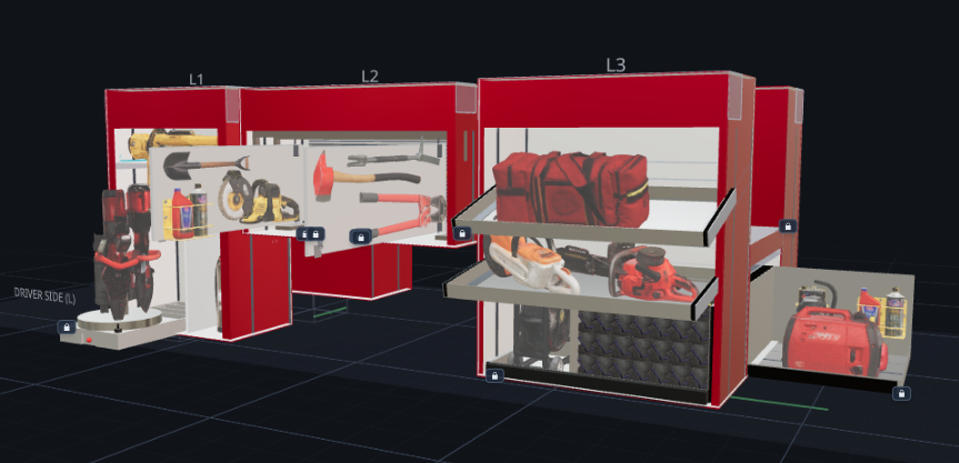 Compartment Pro — Fire Truck Compartment Design & Storage Software